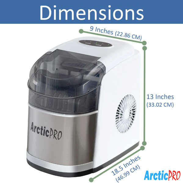 ArcticPro 26 Lb. lb. Daily Production Bullet Ice Portable Ice Maker